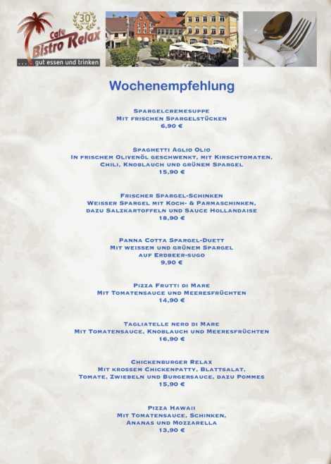 Wochenkarte