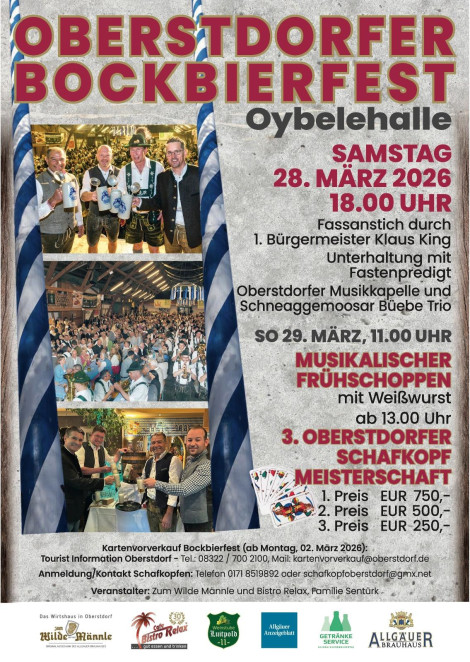 Bockbierfest und Preisschafkopfen 2026