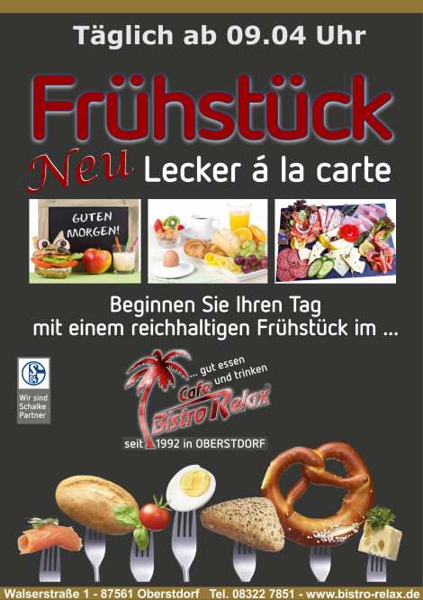Frühstück bei uns - der perfekte Start in den Tag